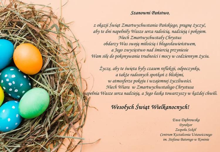 Wesołych Świąt Wielkanocnych!